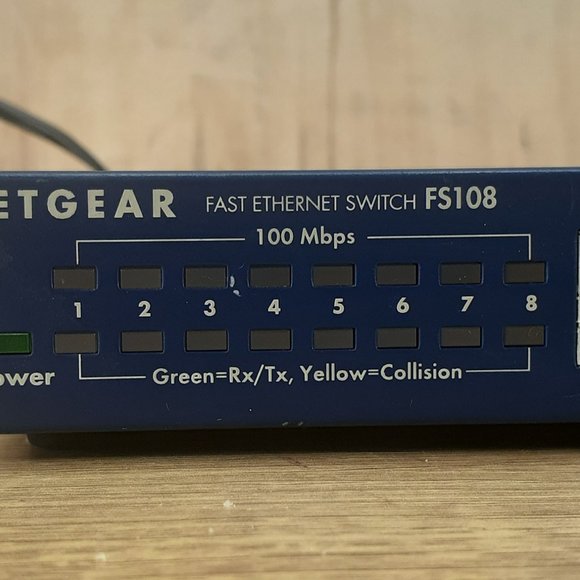 NETGEAR FS108P 8-PORT 10/100 Mbps PROSAFE SWITCH WITH POE FREE S/H - Picture 7 of 12